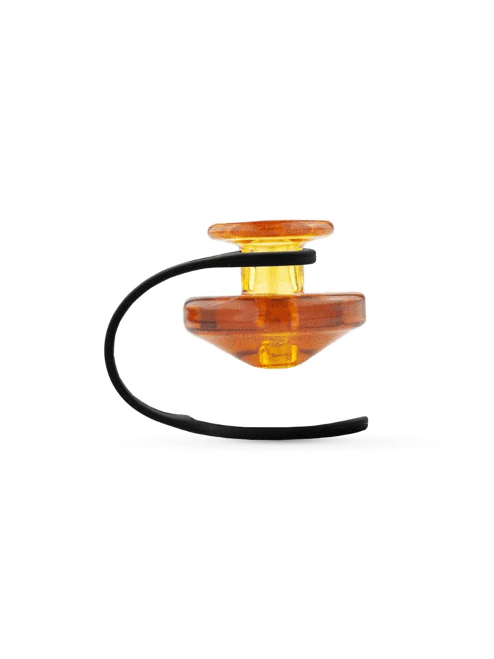 Puffco Peak Yellow Carb Cap & Tether Set