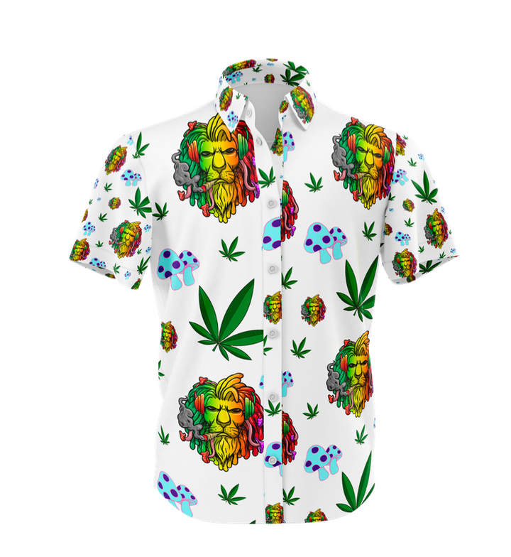 Lion Leaf Graphic Shirt & Shorts Set - 5 Sizes