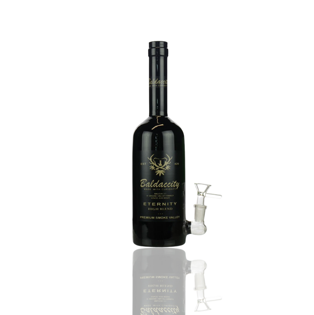 12-Inch Wine Bottle Bong with Banger
