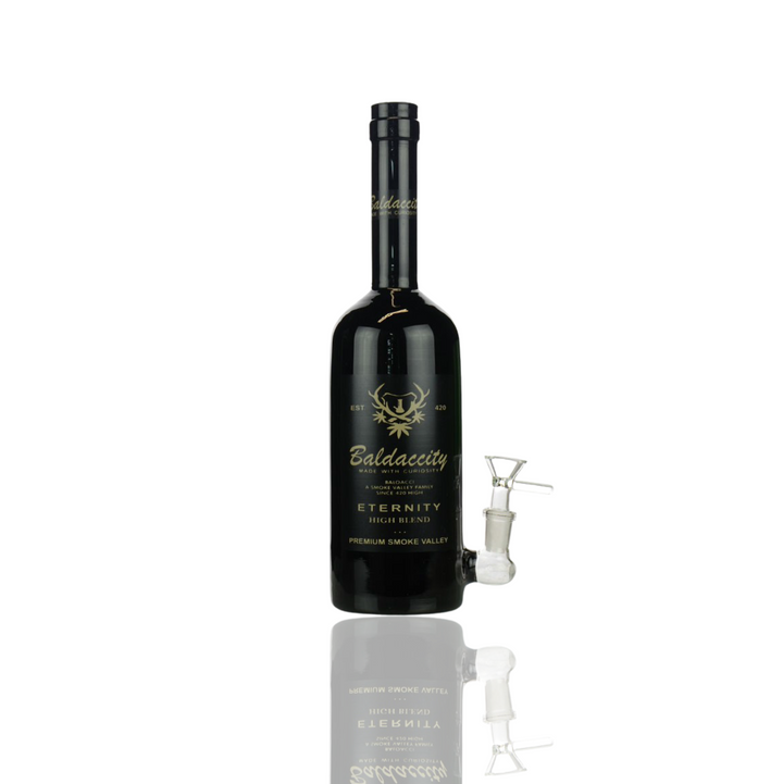 12-Inch Wine Bottle Bong with Banger