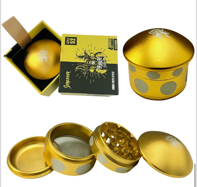 Heavy Duty 4-Piece Shredder Grinder