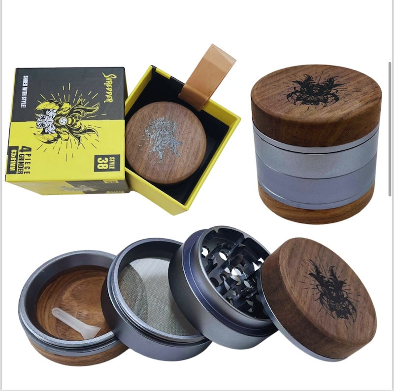 Durable 63mm 4-Piece Dry Herb Grinder