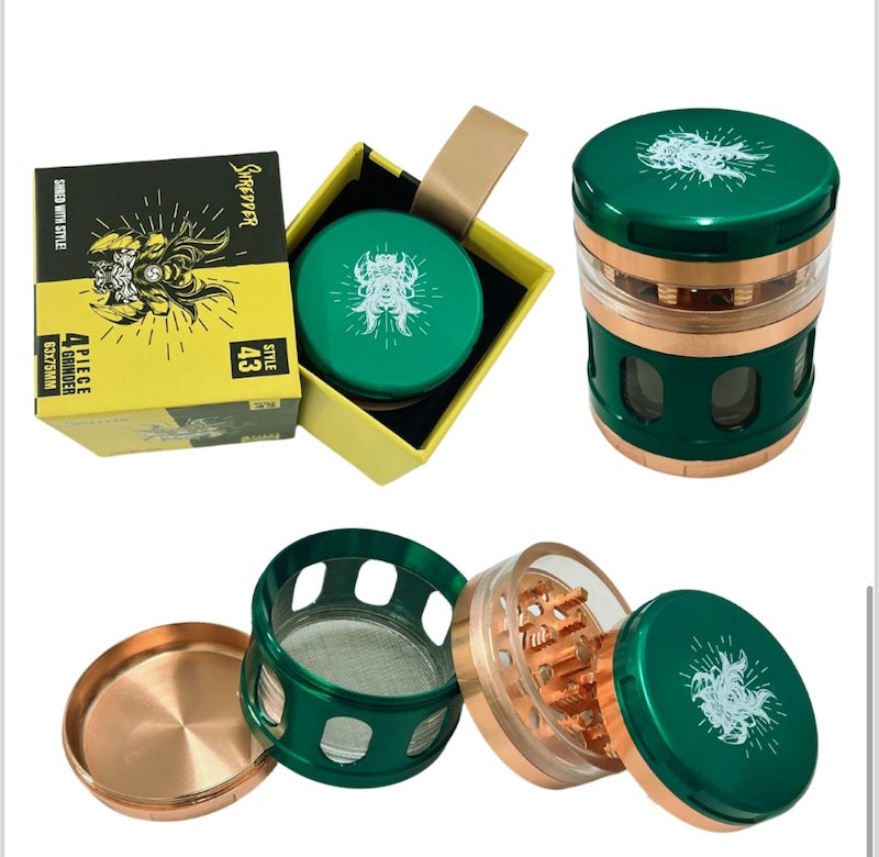 Heavy Duty 4-Piece Shredder Grinder
