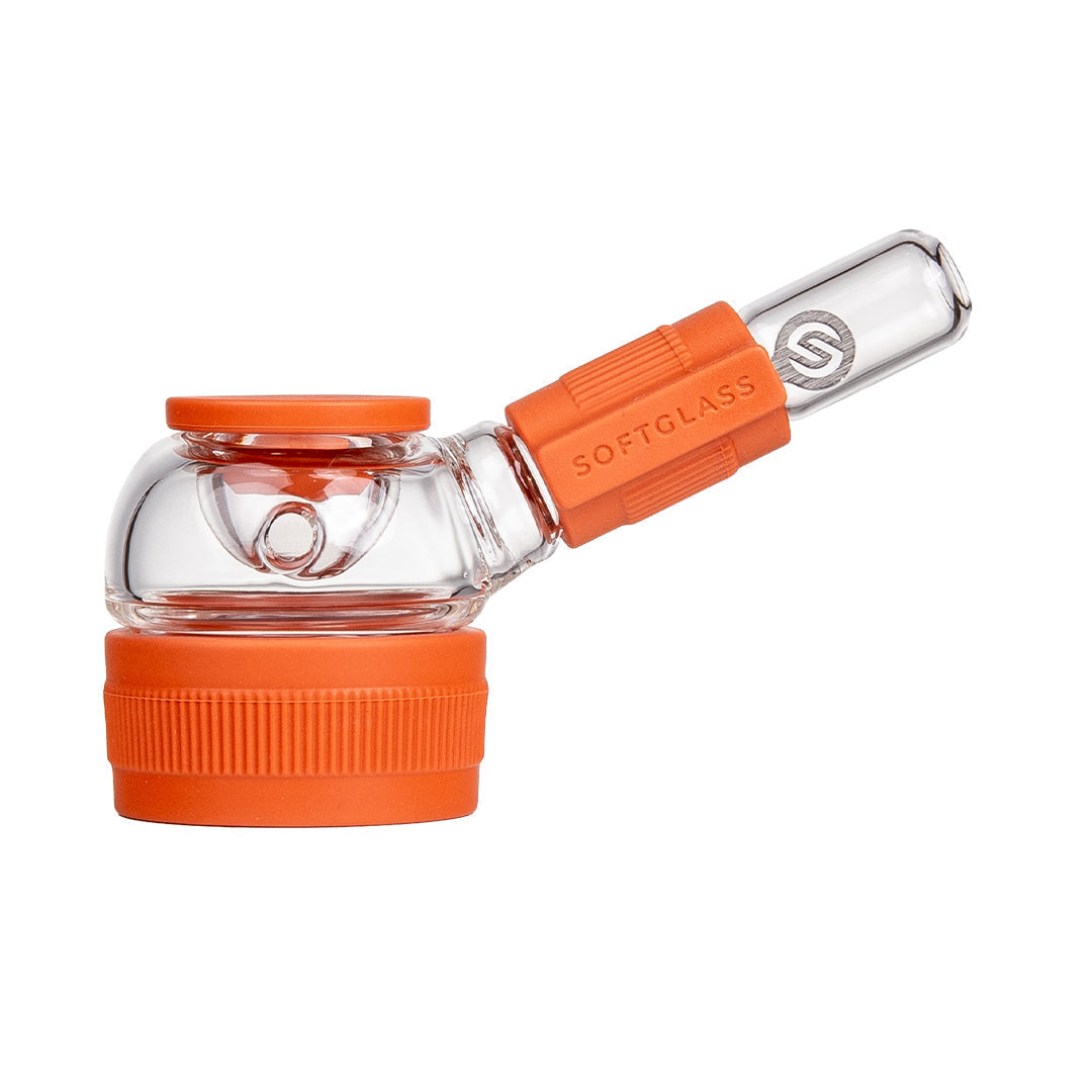 Durable Borosilicate Hand Pipe with Silicone Grip