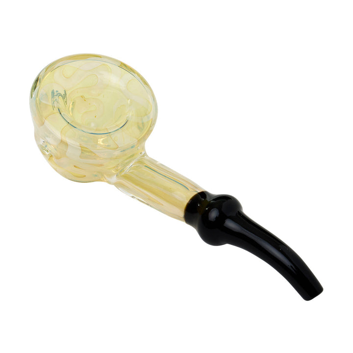 Fleur Two-Tone Glass Hand Pipe 4.5 Inch