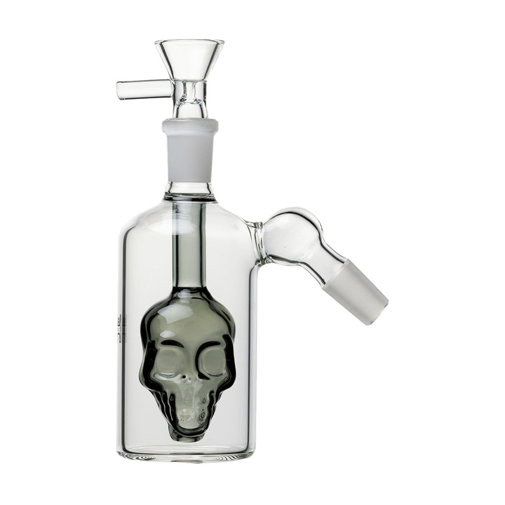Human Grade Skull Perc Ash Catcher for Water Pipes