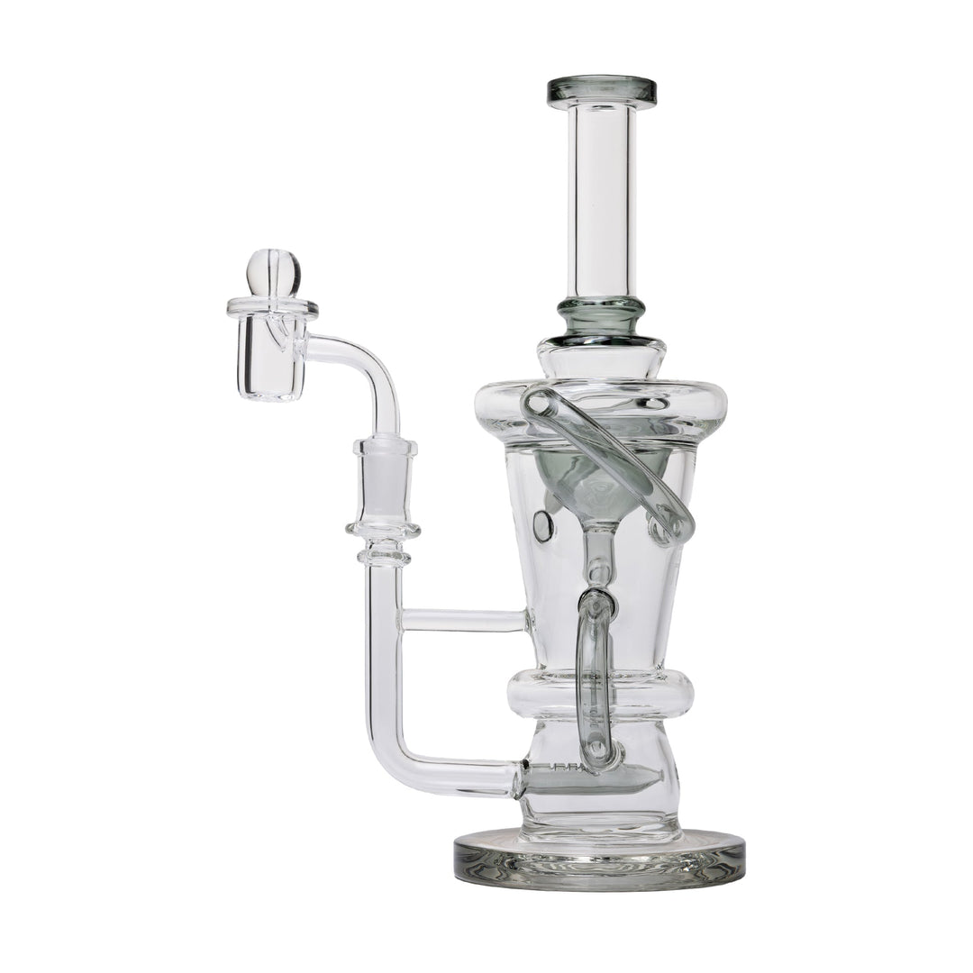 10.25 Inch Straight Recycler Dab Rig - Borosilicate