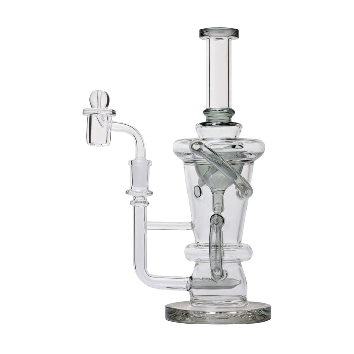 10.25 Inch Straight Recycler Dab Rig - Borosilicate
