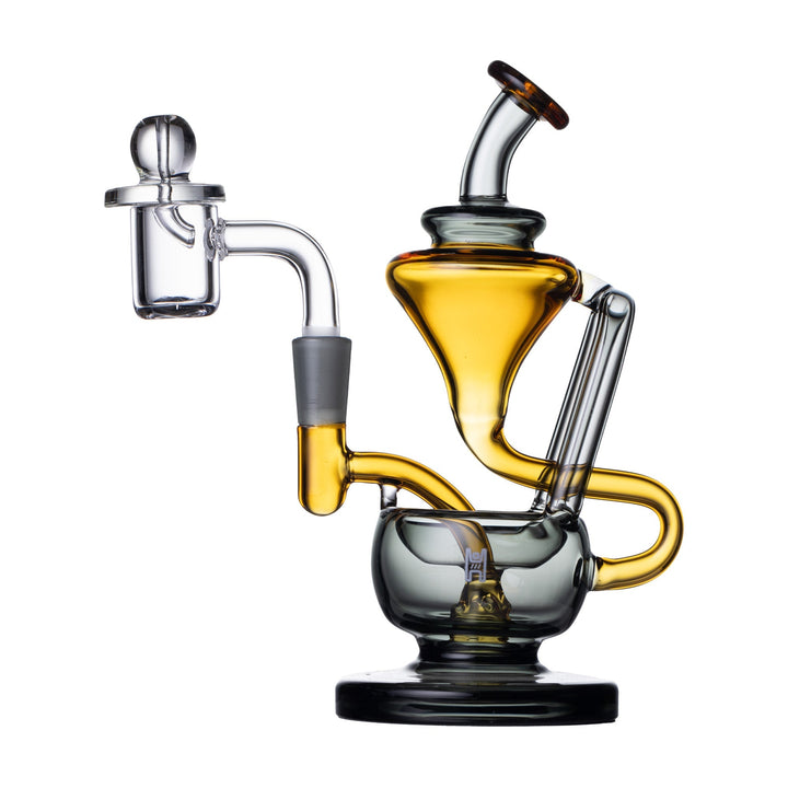 Efficient 5-Inch Borosilicate Recycler Dab Rig