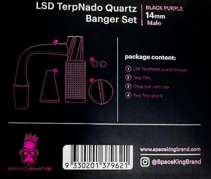 Space King Fully Fused TerpNado Quartz Banger Kit