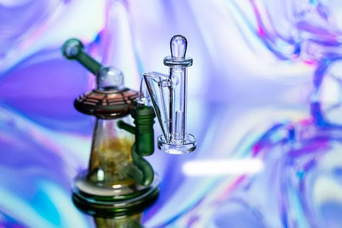 Space King XXL Terp Banger Set - White Purple