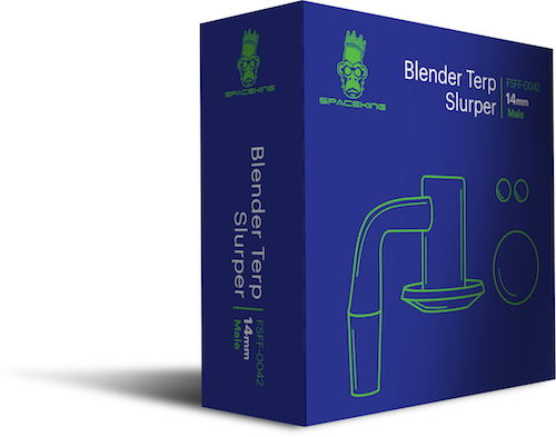 14mm Dark Blue Blender Terp Slurper Kit