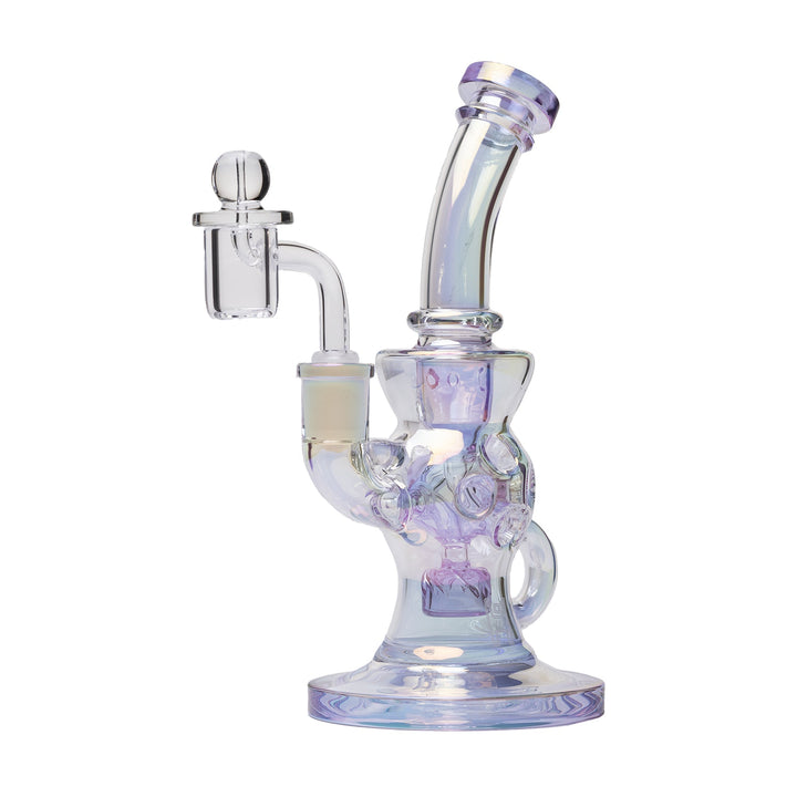 8.5 Inch Swiss Incycler Glass Rig with Showerhead