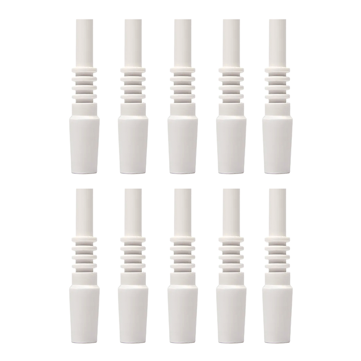14mm Ceramic Dab Nails - 10-Pack