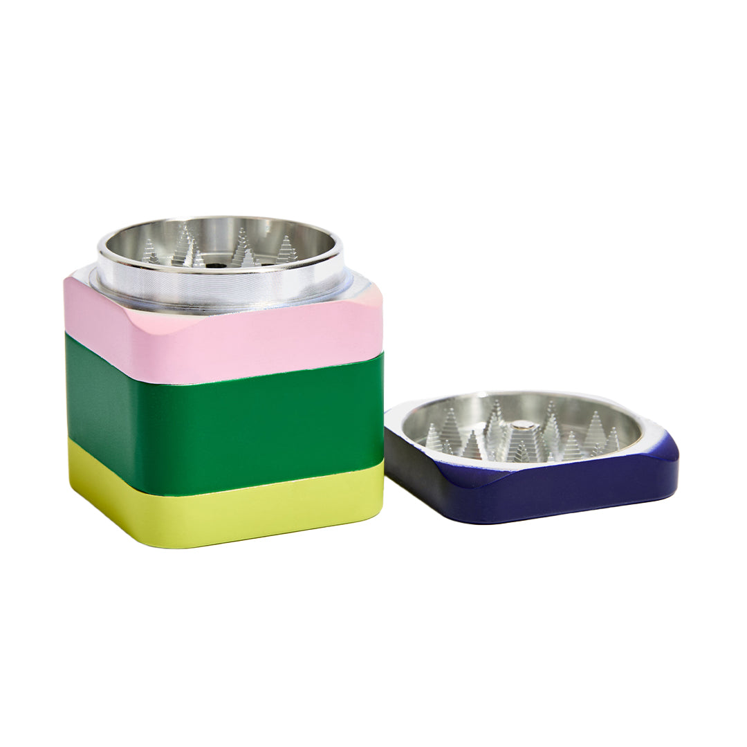 Edie Parker Rubberized Colorblock Grinder