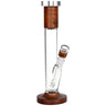 Pulsar 14.25" Wood & Glass Straight Tube Water Pipe