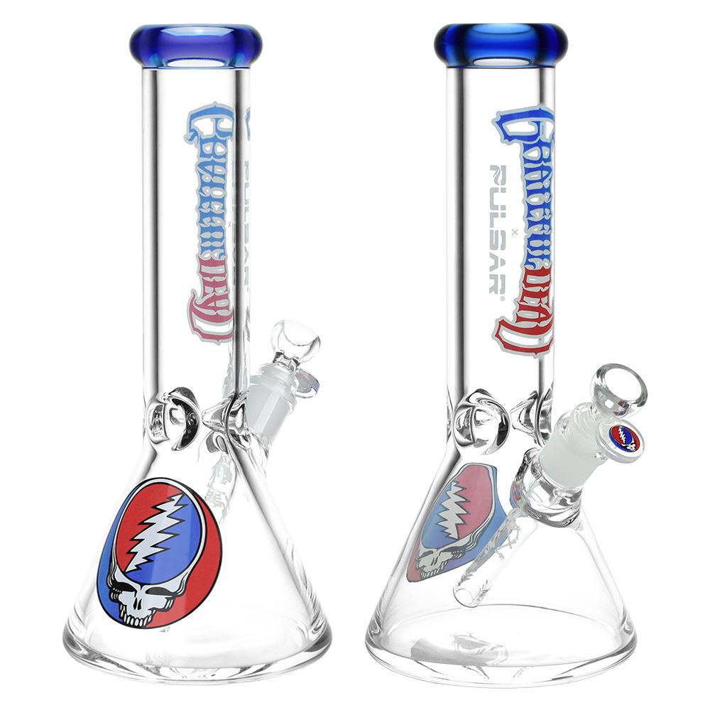 Steal Your Face Beaker Water Pipe - 11.75 Inch