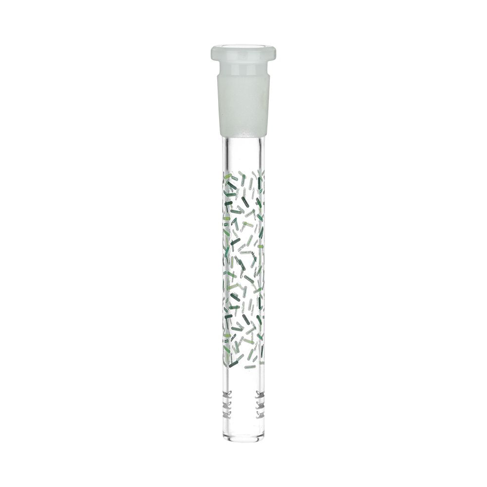 Forbidden Donut Decal Glass Beaker Pipe - 7.75 Inch