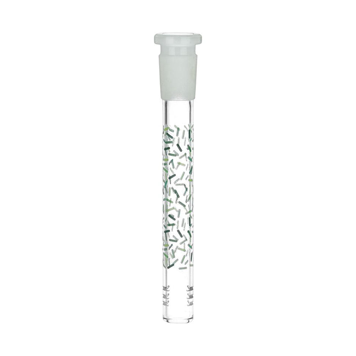 Forbidden Donut Decal Glass Beaker Pipe - 7.75 Inch