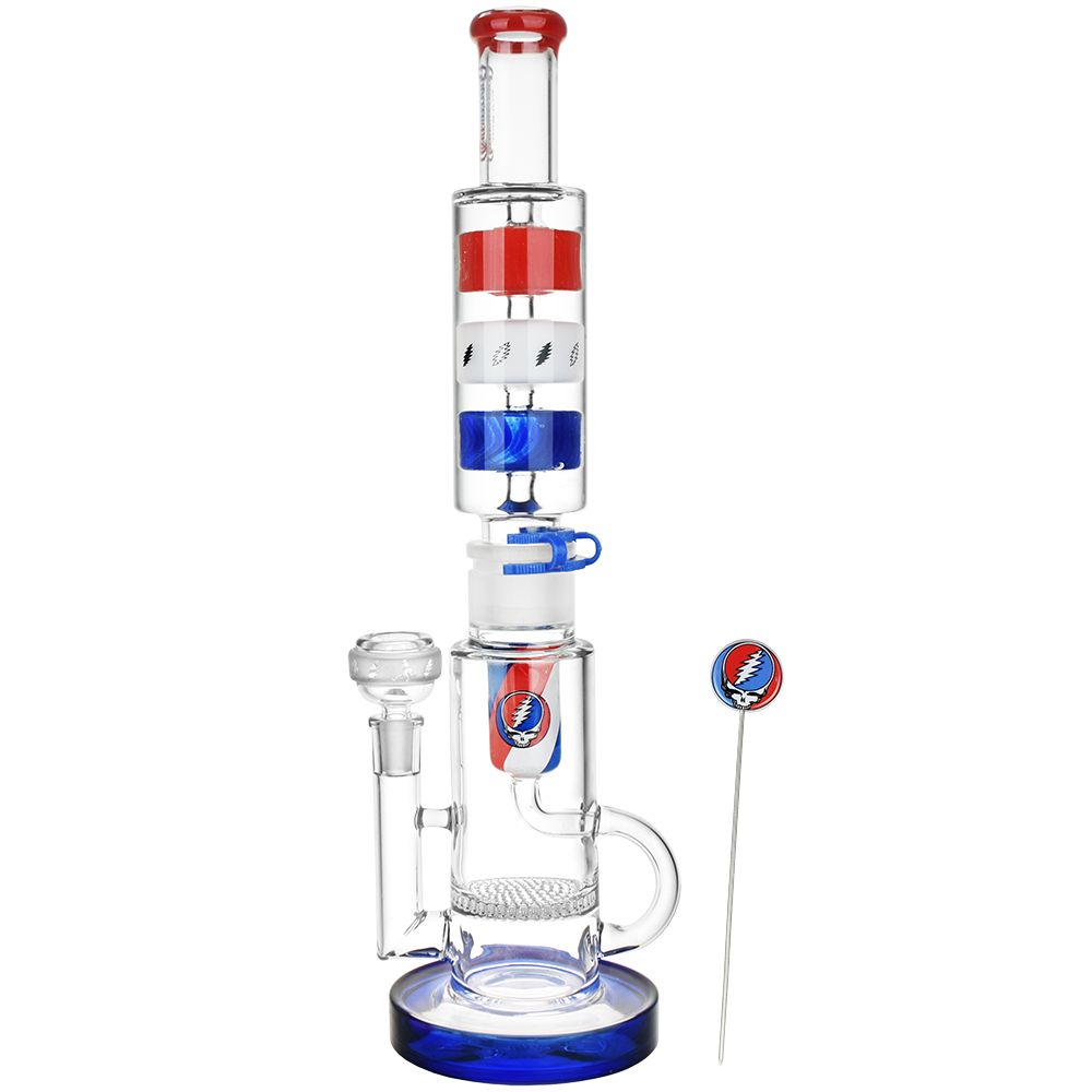 Grateful Dead 16.5" Freezable Glycerin Water Pipe