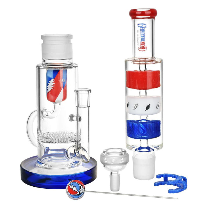 Grateful Dead 16.5" Freezable Glycerin Water Pipe