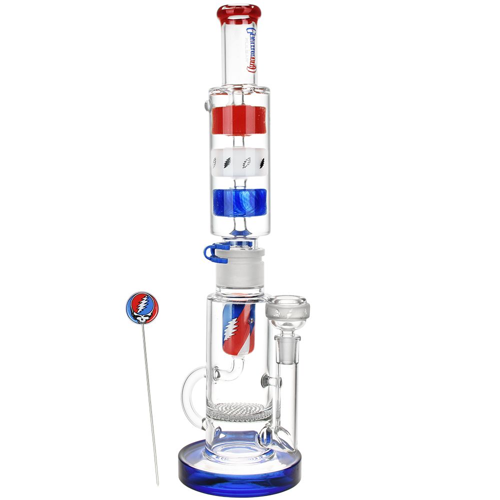 Grateful Dead 16.5" Freezable Glycerin Water Pipe