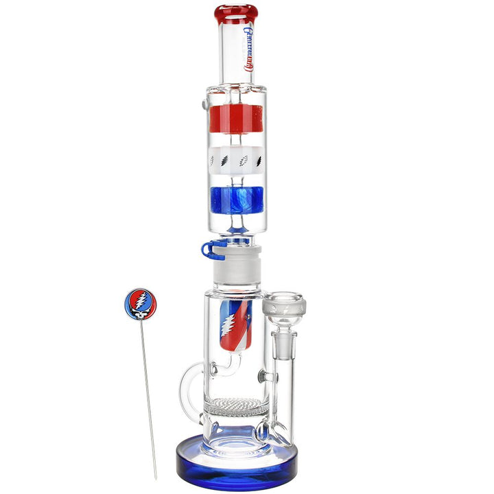 Grateful Dead 16.5" Freezable Glycerin Water Pipe