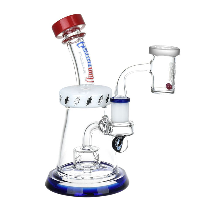 Grateful Dead Lightning Bell Dab Rig - 7.5 Inch