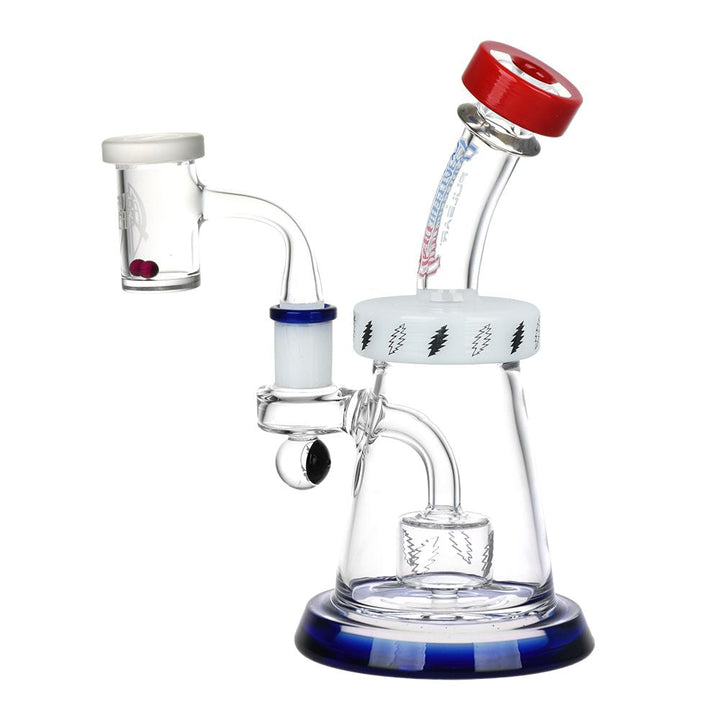 Grateful Dead Lightning Bell Dab Rig - 7.5 Inch