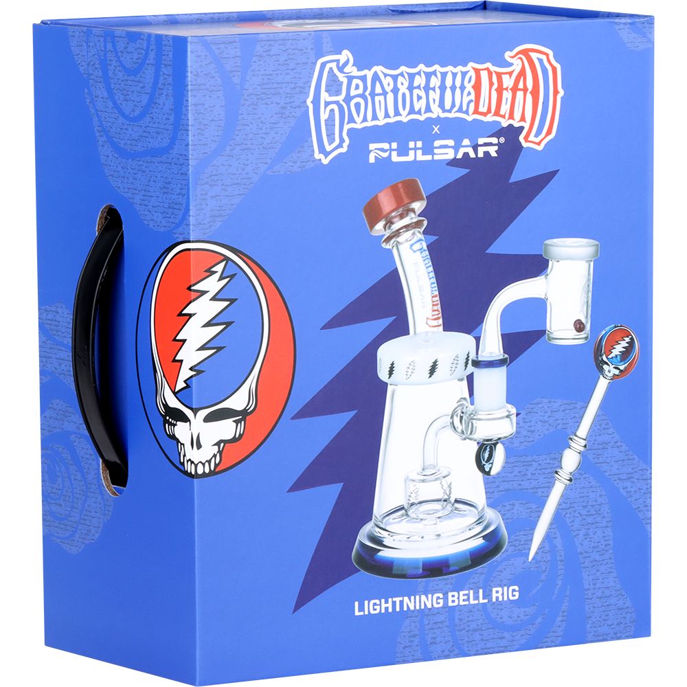 Grateful Dead Lightning Bell Dab Rig - 7.5 Inch