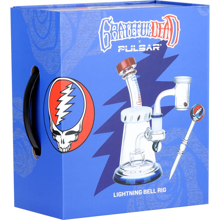Grateful Dead Lightning Bell Dab Rig - 7.5 Inch