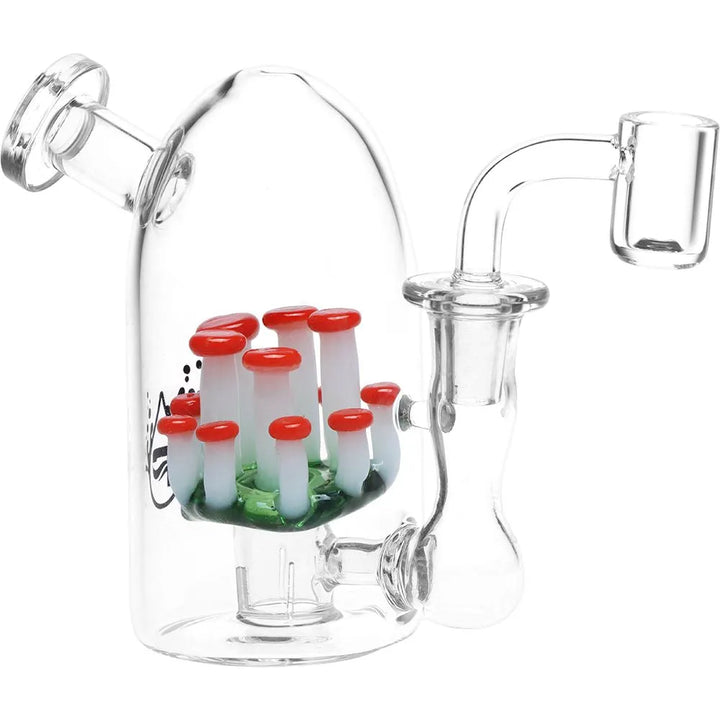Mushroom Perc Mini Dab Rig with Quartz Banger