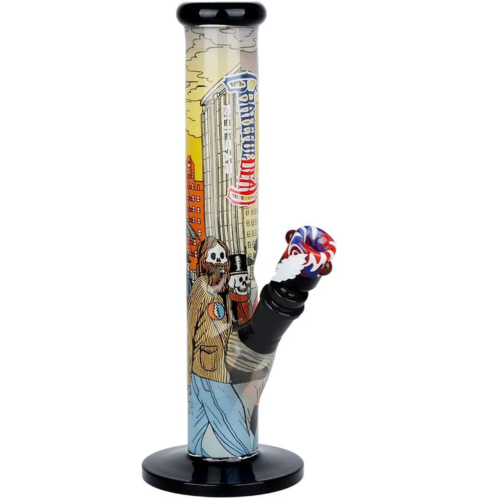 Grateful Dead x Pulsar Straight Tube Water Pipe