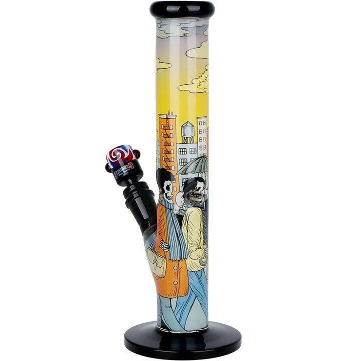 Grateful Dead x Pulsar Straight Tube Water Pipe