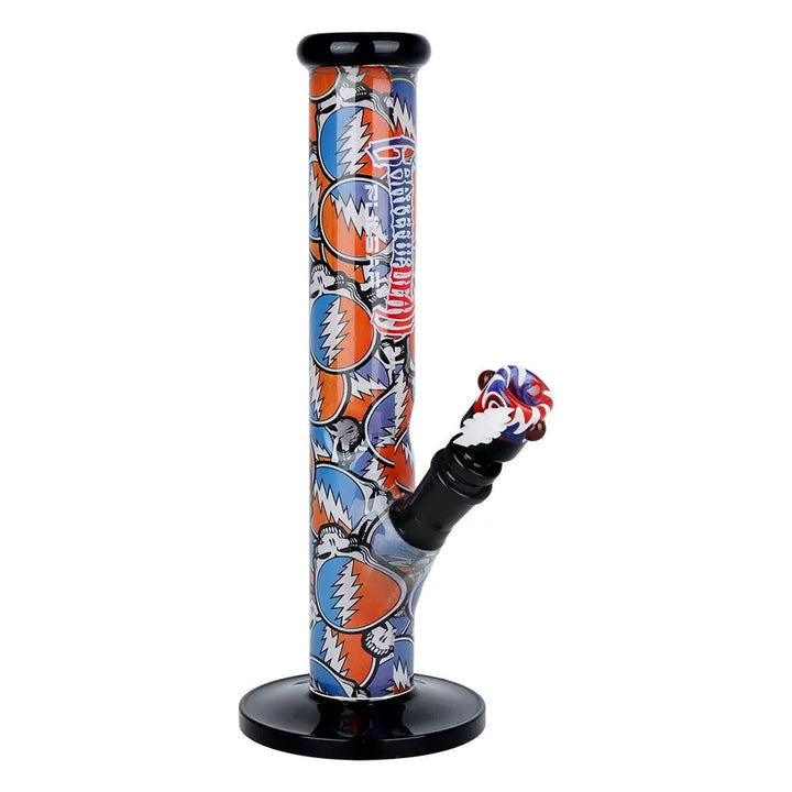Grateful Dead x Pulsar Straight Tube Water Pipe