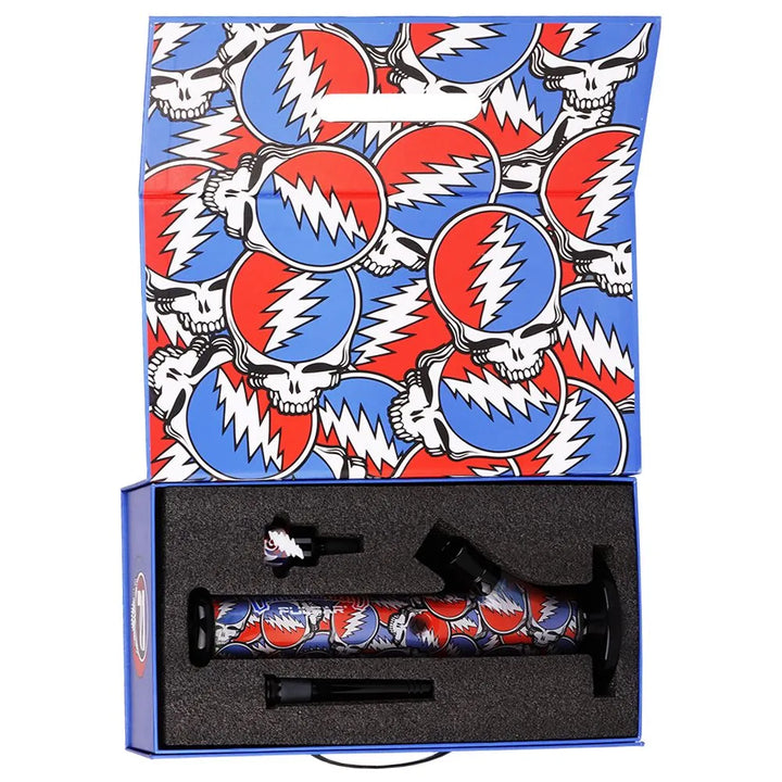 Grateful Dead x Pulsar Straight Tube Water Pipe