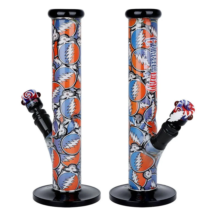 Grateful Dead x Pulsar Straight Tube Water Pipe
