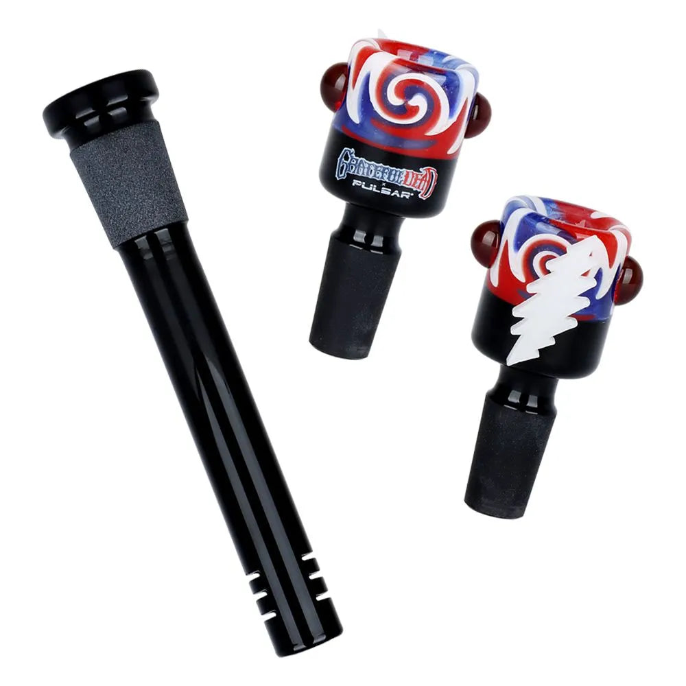 Grateful Dead x Pulsar Straight Tube Water Pipe