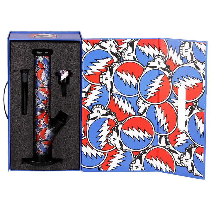 Grateful Dead x Pulsar Straight Tube Water Pipe
