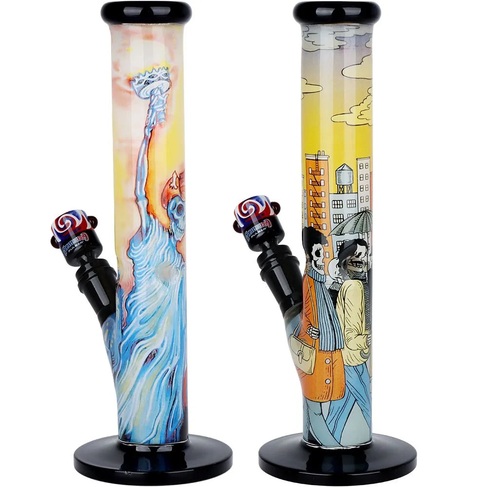 Grateful Dead x Pulsar Straight Tube Water Pipe