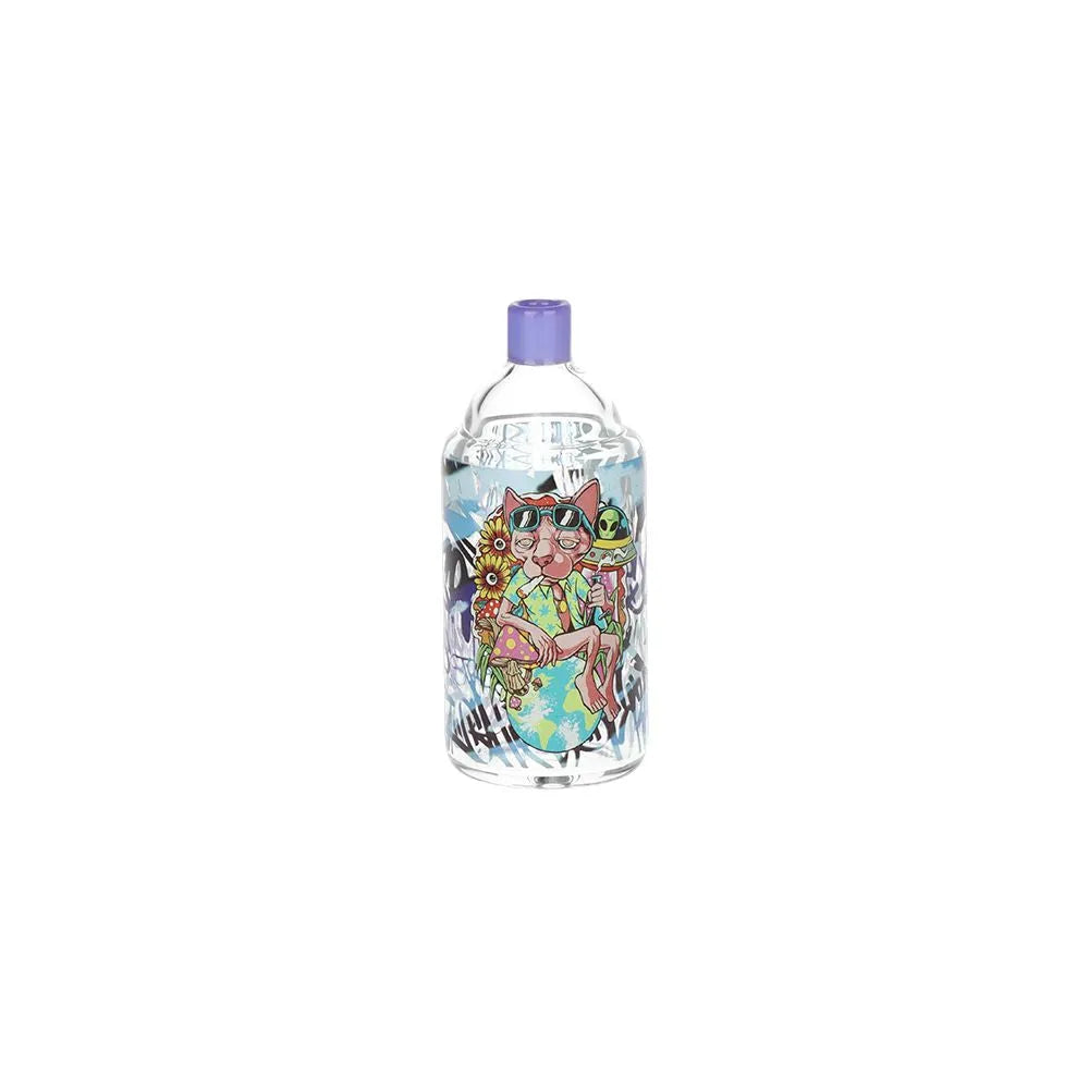 Artistic Spray Can Glass Water Pipe & Hand Pipe Duo