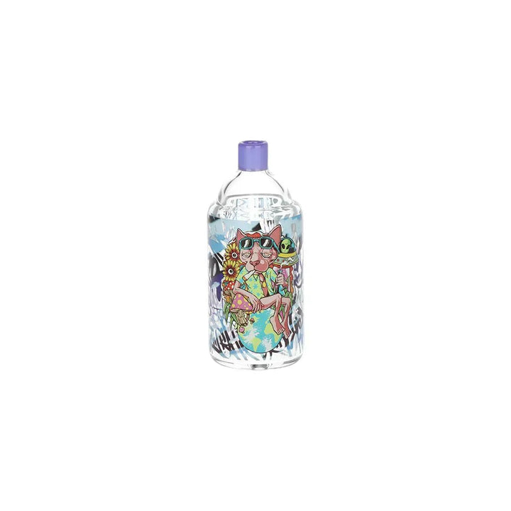 Artistic Spray Can Glass Water Pipe & Hand Pipe Duo