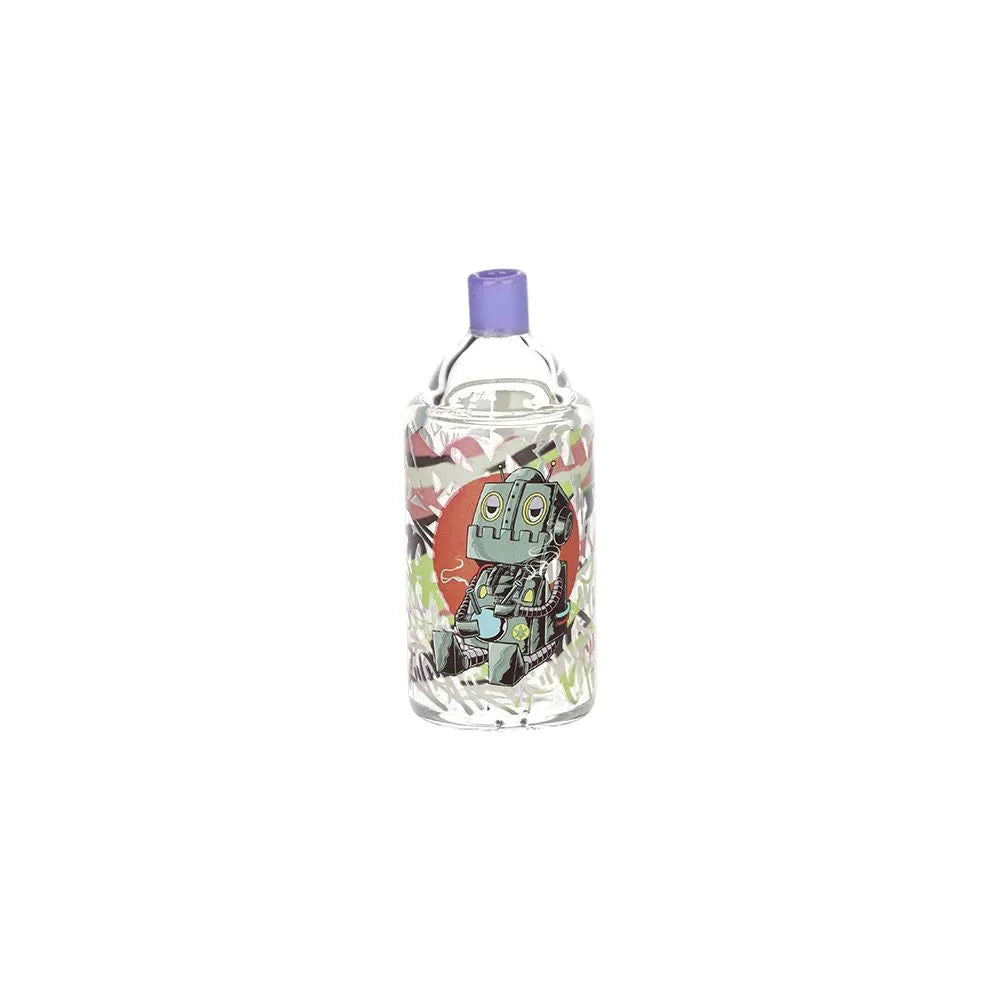 Artistic Spray Can Glass Water Pipe & Hand Pipe Duo