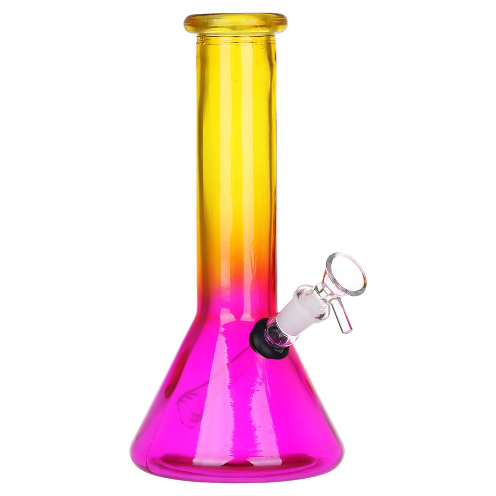 Ombre Beaker Water Pipe with Diffuser Downstem
