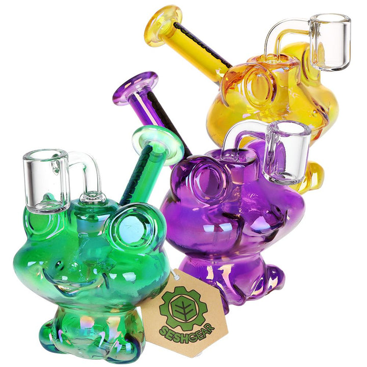 Electro Frog Glass Dab Rig with 14mm Banger