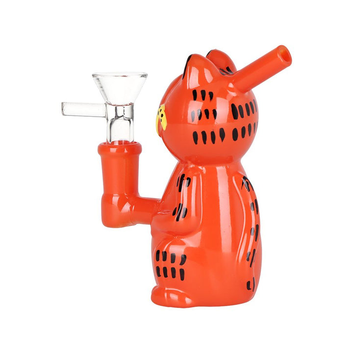 Sassy Cat Novelty Glass Water Pipe - 4.5 Inch
