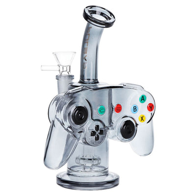 Novelty Controller Glass Water Pipe with Circ Perc