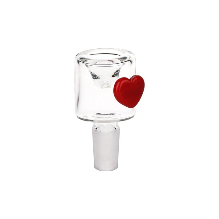 12" Bubble Base Water Pipe with Cupid's Heart