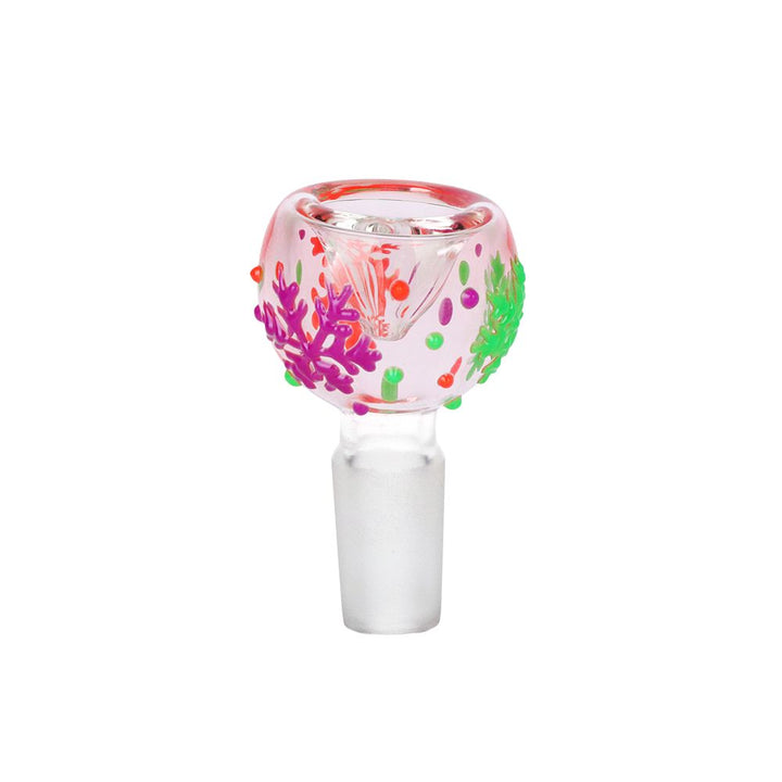 Kiss My Lips Glow Beaker Water Pipe 9.75in