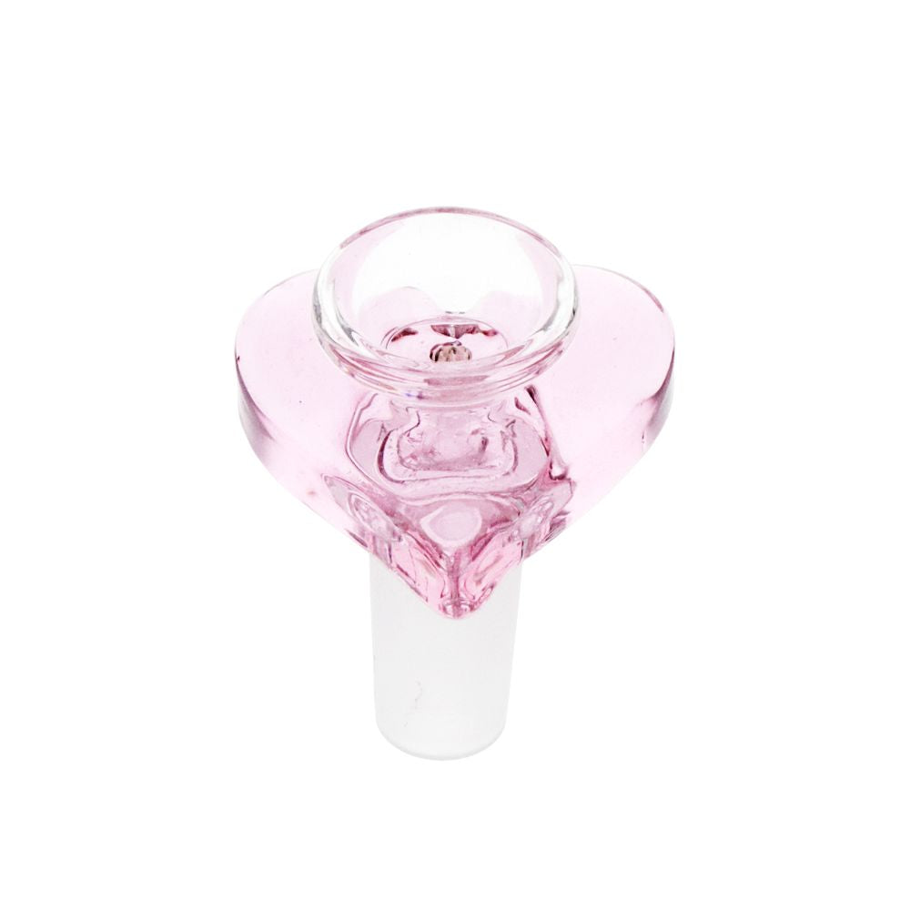 Pulsar 11" Heart Glass Water Pipe - Dual Use
